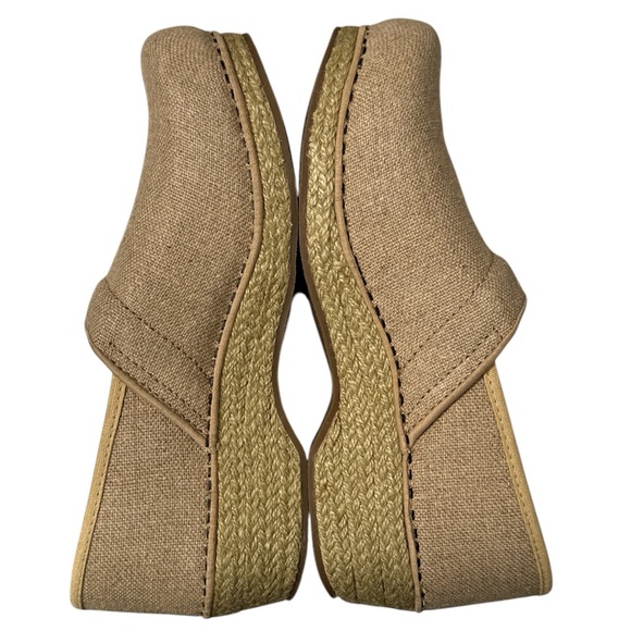 Dansko Vegan Jute Embroidered Floral Paisley Print Clog Shoes - Picture 4 of 10